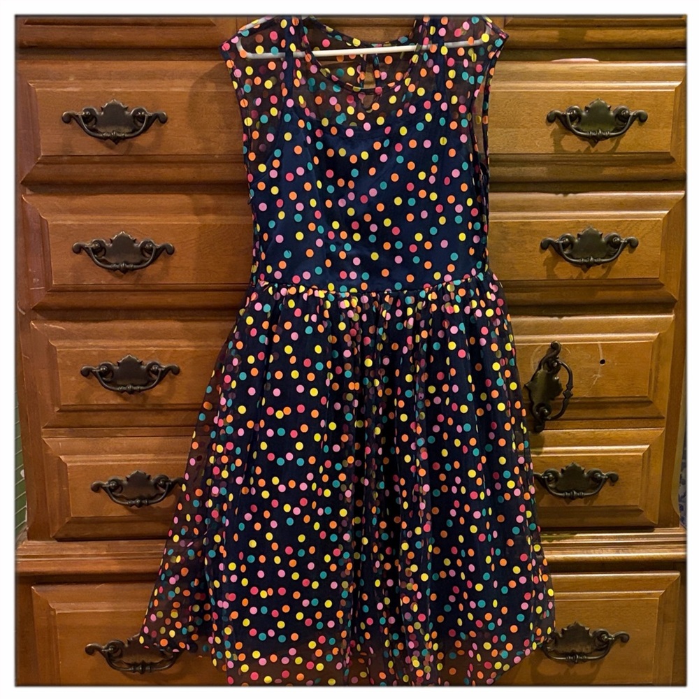 Colorful Polka Dot Kids Dress